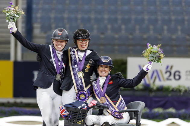 Equestrian sports, World Championships in Aachen, Para-dressage medal ceremony