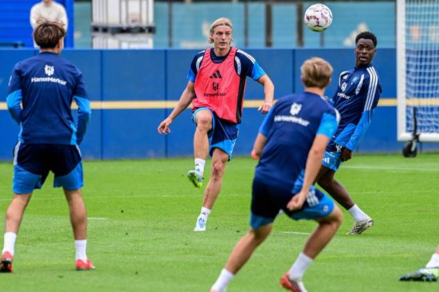 Football, Bundesliga 1, Hamburger SV, Training