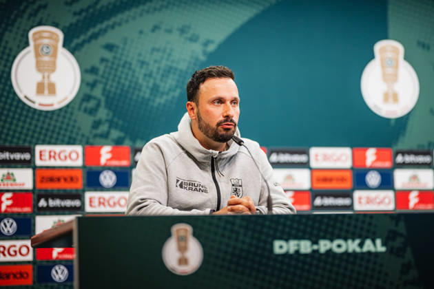 Football, DFB Cup, Lüneburger SK press conference
