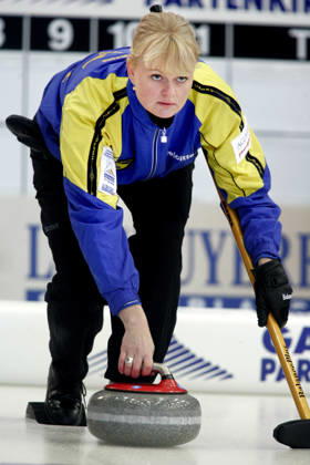 Curling, European Championships, Womens, Anette Norberg, Sweden, Garmisch-Partenkirchen, Germany  Copyright: xDanielxNilssonx