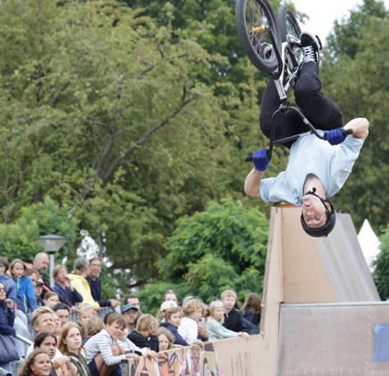August 21, 2026 Men s Qualifying Round at the BMX Freestyle Park European Championships in Darmstadt s Bürgerpark, hosted by VC Darmstadt, August 21–23, 2026. Pictured here: Lars Kindermann (GER) during the competition in Darmstadt, Hesse, Germany