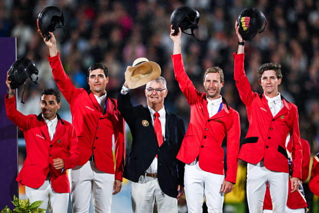 Equestrian sports, World Championships in Aachen, show jumping, team show jumping, Germany crowned world champions