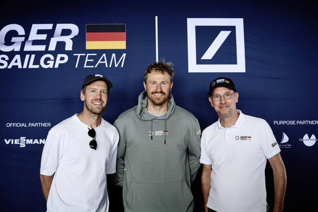 Segeln, Sebastian Vettel besucht SailGP in Sassnitz