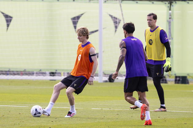 August 22, 2026, Sant Joan Despi, Barcelona, Spain: Anthony Gordon during the training day of FC Barcelona, Barca ahead the Spanish League, Laliga EA Sports, football match against Elche CF at Ciudad Esportiva Joan Gamper on August 22, 2026 in Sant Joan Despi, Barcelona, Spain. FC Barcelona Training And press conference, PK, Pressekonferenz - LaLiga EA Sports - ZUMAa181 20260822_zaa_a181_004 Copyright: xJavierxBorregox
