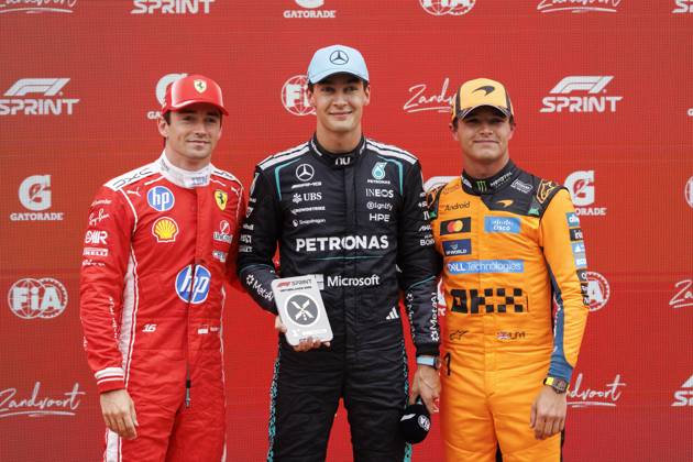 Formel 1, GP Niederlande in Zandvoort, George Russell gewinnt das Sprintrennen