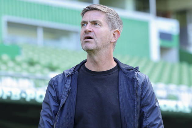 Hannover 96 sporting director Ralf Becker watches during the DFB Cup match between SV Hemelingen and Hannover 96 at Weserstadion in Bremen on August 22, 2026, Germany Photo by Marco Steinbrenner, DeFodi Images Sports Director Ralf Becker of Hannover 96 looks on during the DFB Cup match between SV Hemelingen and Hannover 96 at Weserstadion on August 22, 2026, in Bremen, Germany. Photo by Marco Steinbrenner, DeFodi Images. Photo by Marco Steinbrenner, DeFodi Images.