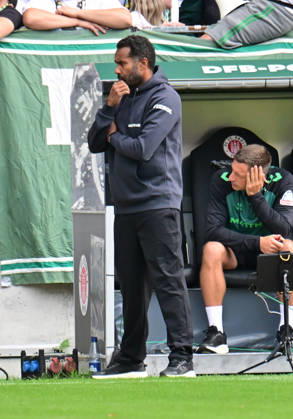 August 22, 2026, GER Soccer, Men, DFB Cup, 1st Round, 2026–2027 Season, Hamburg, Lüneburger SK vs. Werder Bremen, Coach Daniel Thioune, Werder, DFB, DFL regulations prohibit any use of photographs as image sequences and or quasi-video, Hamburg Millerntorstadion, Hamburg, Germany Copyright: xnordphotoxGmbH xWitkex