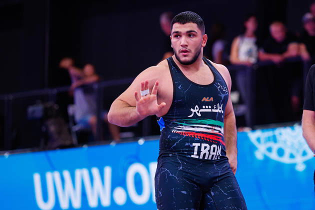 U20 World Championships, 125 kg Freestyle: Abolfazl Mohammad Mohammad Nezhad, IRI Copyright: xKostadinxAndonovx