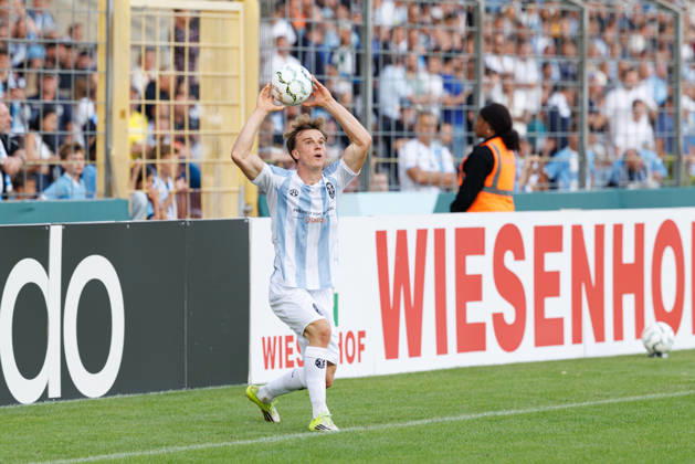 Julian Bell 2, TSV 1860 Munich in the match between TSV 1860 Munich and Holstein Kiel, Soccer, Men s, DFB Cup, 2026–2027, First Round on August 22, 2026, in Munich, Städtisches Stadion an der Grünwalder Straße, Bavaria, Germany