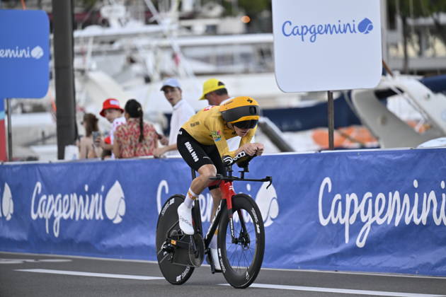 Start of the Vuelta a Espana in Monaco A cyclist at the start of the Vuelta a Espana on August 22, 2026, in Monaco, France. The 2026 Vuelta a Espana begins today, August 22, in Monaco and ends on Sunday, September 13, in Granada. There will be 21 stages, covering 3,275 km and featuring more than 58,000 meters of cumulative elevation gain. For the first time, the final finish will not be in Madrid, but in the vicinity of the Alhambra. AUGUST 22, 2026 CYCLING TOUR ROYALTY CYCLING BIKES BICYCLES TIME TRIAL START FIRST STAGE MONACO TOUR CASINO Monaco France Monaco France Spain Copyright: xLaurentxCoustx xEuropaxPressx 7726455