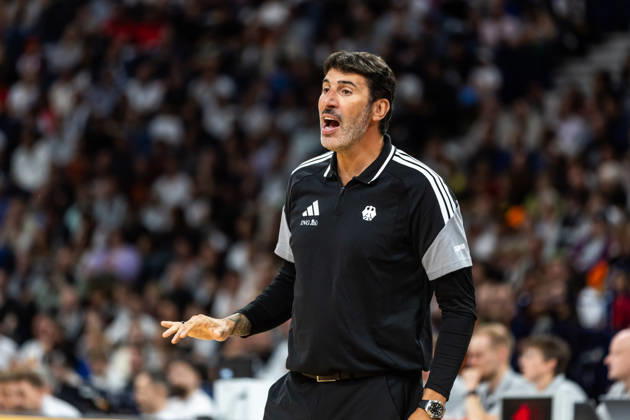 August 22, 2026, GER, 2026 Turkish Airlines Super Cup, Hamburg, Final, Germany vs. Croatia, Alex Mumbru, Germany National Team Coach, Hamburg, Barclays Arena, Hamburg, Germany