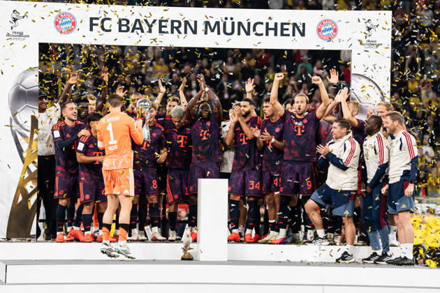August 22, 2026, GER Germany, Soccer, 2026–2027 Season, Franz Beckenbauer Super Cup: Borussia Dortmund vs. FC Bayern Munich, Franz Beckenbauer Super Cup Winner 2026, FC Bayern Munich, Dortmund, Signal Iduna Park, North Rhine-Westphalia (NRW), Germany Copyright: xnordphotoxGmbHx xChristianxSchulzex