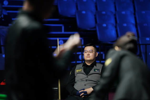 WUHAN, CHINA - AUGUST 23: Guan Zhen of China reacts in the first round match against Gao Yang of China on day 1 of Wuhan Open 2026 at the Optics Valley Gymnasium of Huazhong University of Science and Technology on August 23, 2026 in Wuhan, Hubei Province of China. Copyright: xTaixChengzhex 111661617305