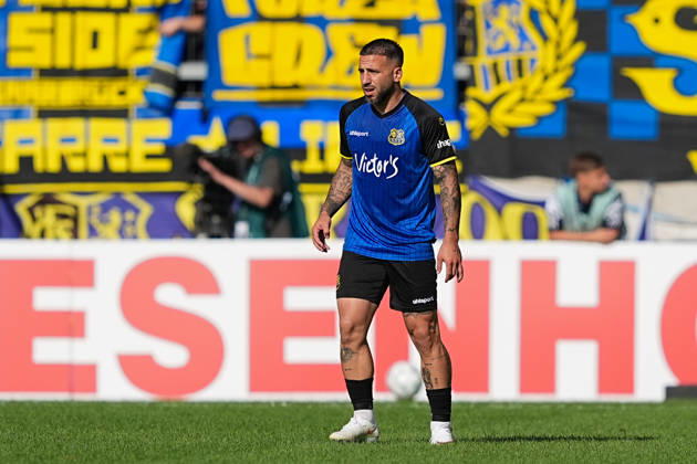August 22, 2026, xydrx, Soccer, DFB Cup, 1. FC Saarbrücken vs. Hertha BSC, 2026–2027 season, Ludwigsparkstadion Calogero Rizzuto, 1 FC Saarbrücken, 7 DFB regulations prohibit any use of photographs as image sequences and or quasi-video Copyright: HMBxMedia YannisxDreimann