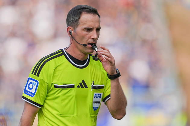 August 22, 2026, xydrx, Soccer, DFB Cup, 1 FC Saarbrücken vs. Hertha BSC, 2026–2027 season, Ludwigsparkstadion, Benjamin Brand (referee). DFB regulations prohibit any use of photographs as image sequences and or quasi-video. Copyright: HMBxMedia YannisxDreimann