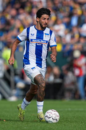 August 22, 2026, xydrx, Soccer, DFB Cup, 1 FC Saarbrücken vs. Hertha BSC, 2026–2027 season, Ludwigsparkstadion, Kevin Sessa (Hertha BSC), 8. DFB regulations prohibit any use of photographs as image sequences and or quasi-video. Copyright: HMBxMedia YannisxDreimann