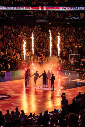 Basketball Hamburg, August 22, 2026 Turkish Airlines Supercup 2026 Final: Germany (GER) vs. Croatia (CRO) Team Introduction: Germany – Maodo Lo (Germany, No. 04)