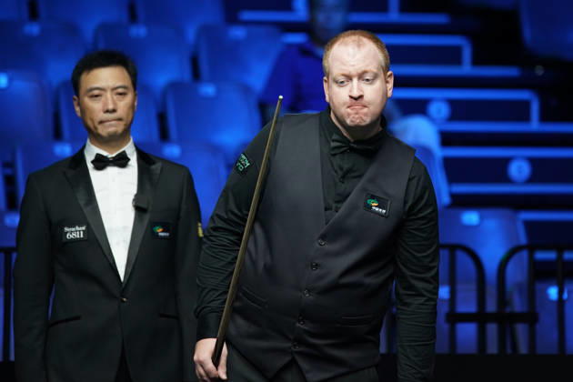 WUHAN, CHINA - AUGUST 23: Jordan Brown of Northern Ireland plays a shot in the first round match against Chris Wakelin of England on day 1 of Wuhan Open 2026 at the Optics Valley Gymnasium of Huazhong University of Science and Technology on August 23, 2026 in Wuhan, Hubei Province of China. Copyright: xTaixChengzhex 111661654927