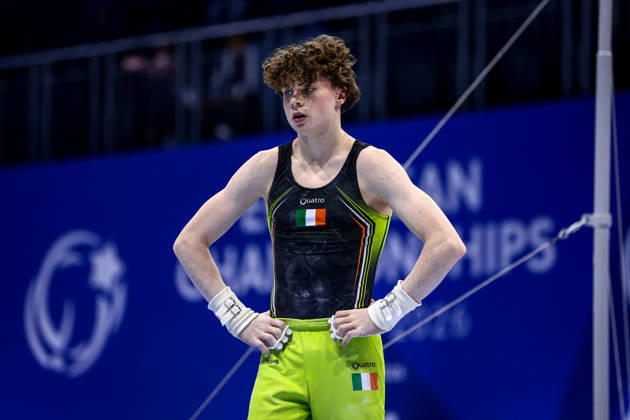 2026 Men s Artistic European Gymnastics Championships, Arena Zagreb, Zagreb, Croatia 23 8 2026 Juniors All-Around Final Ireland™s Robert Ward Robert Ward 23 8 2026  Copyright: xx 0NIK7468
