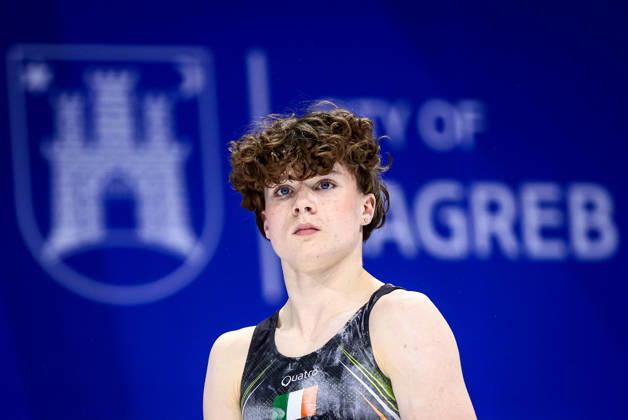 2026 Men s Artistic European Gymnastics Championships, Arena Zagreb, Zagreb, Croatia 23 8 2026 Juniors All-Around Final Ireland™s Robert Ward Robert Ward 23 8 2026  Copyright: xx 0NIK8002