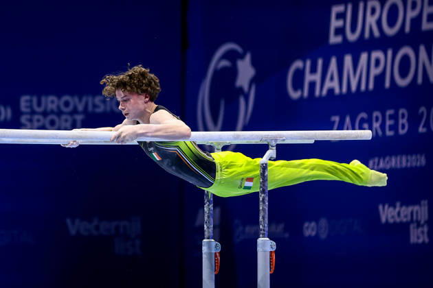 2026 Men s Artistic European Gymnastics Championships, Arena Zagreb, Zagreb, Croatia 23 8 2026 Juniors All-Around Final Ireland™s Robert Ward Robert Ward 23 8 2026  Copyright: xx 0NIK8208