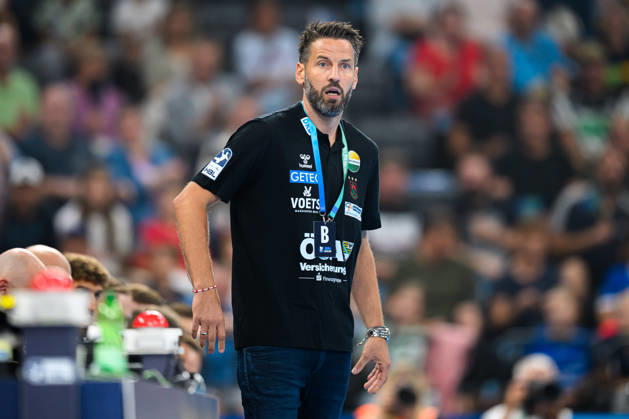 Munich HBL Super Cup 2026 SC Magdeburg Fuechse Berlin Coach Bennet Wiegert Magdeburg Munich SAP Garden Bavaria Germany