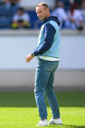 Soccer, DFB Cup, 20260822, MSV Duisburg vs. SV 07 Elversberg. Pictured: Duisburg coach Dietmar HIRSCH. Duisburg Schauinsland Reisen Arena, North Rhine-Westphalia, Germany Copyright: Passion2Press MarkusxFischerx