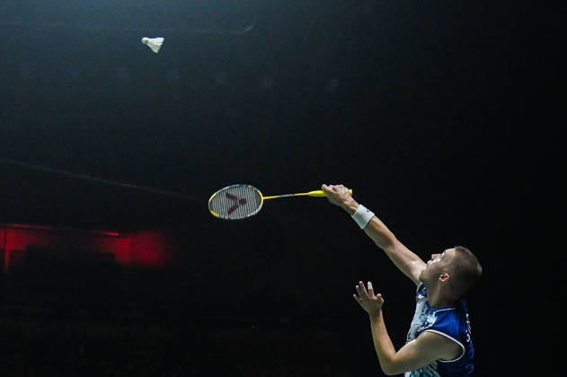 India BWF Championships 2026 Thom Gicquel of France and Delphine Delrue (not pictured) compete against Feng Yan Zhe and Huang Dong Ping of China during the Mixed Doubles Finals of the BWF World Championships 2026 in New Delhi, India, on August 23, 2026. New Delhi Delhi India Copyright: xKabirxJhangianix originalFilename:jhangiani-indiabwf260823_nphpa