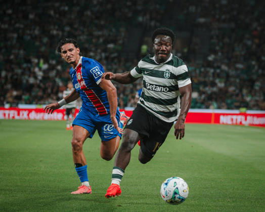 Nestory Irankunda of Sporting CP during the Liga Portugal match between Sporting CP and FC Alverca at Estadio Josà Alvalade, in Lisbon, Portugal. (Diogo Sautchuk) Copyright: xDiogoxSautchukx