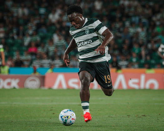 Nestory Irankunda of Sporting CP during the Liga Portugal match between Sporting CP and FC Alverca at Estadio Josà Alvalade, in Lisbon, Portugal. (Diogo Sautchuk) Copyright: xDiogoxSautchukx