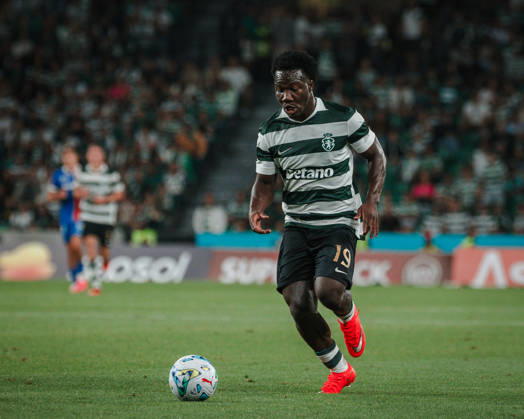 Nestory Irankunda of Sporting CP during the Liga Portugal match between Sporting CP and FC Alverca at Estadio Josà Alvalade, in Lisbon, Portugal. (Diogo Sautchuk) Copyright: xDiogoxSautchukx