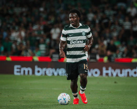 Nestory Irankunda of Sporting CP during the Liga Portugal match between Sporting CP and FC Alverca at Estadio Josà Alvalade, in Lisbon, Portugal. (Diogo Sautchuk) Copyright: xDiogoxSautchukx