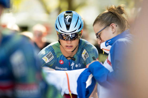 Lidl Germany Tour, Stage 4, August 23, 2026 Paul Magnier (FRA), Soudal Quick Step, Heilbronn, Germany Copyright: xCarlaxHilgerx