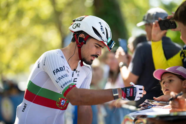 Lidl Germany Tour, Stage 4, August 23, 2026 Antonio Morgado (POR), UAE Team Emirates, XRG Heilbronn, Germany Copyright: xCarlaxHilgerx
