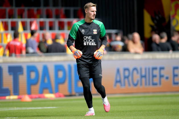 2026-08-23 Go Ahead Eagles v ADO Den Haag - VriendenLoterij Eredivisie DEVENTER, NETHERLANDS - AUGUST 23: Kjetil Haug of Go Ahead Eagles during the VriendenLoterij Eredivisie match between Go Ahead Eagles and ADO Den Haag at De Adelaarshorst on August 23, 2026 in Deventer, Netherlands. Deventer De Adelaarshorst Netherlands Content not available for redistribution in The Netherlands directly or indirectly through any third parties. Copyright: xDennisxBresserx