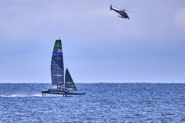 GER, Sail GP, Rockwool Germany Sail Grand Prix, Sassnitz, August 22–23, 2026, Germany, Saturday, August 23, 2026, Race Day 2, BLACK FOILS Sail GP Team New Zealand Driver Peter Burling, GER, Sail GP, Rockwool Germany Sail Grand Prix, Sassnitz, August 22–23, 2026, Germany, Saturday, August 23, 2026, Race Day 2, Copyright: xClaudiusxRauchx