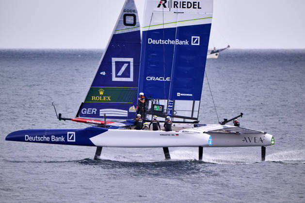 GER, Sail GP, Rockwool Germany Sail Grand Prix, Sassnitz, August 22–23, 2026, Germany, Saturday, August 23, 2026, Race Day 2, GERMANY BY DEUTSCHE BANK Sail GP Team Germany Driver Erik Kosegarten Heil, GER, Sail GP, Rockwool Germany Sail Grand Prix, Sassnitz, August 22–23, 2026, Germany, Saturday, August 23, 2026, Race Day 2, Copyright: xClaudiusxRauchx