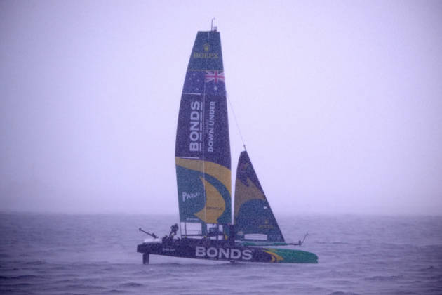 GER, Sail GP, Rockwool Germany Sail Grand Prix, Sassnitz, August 22–23, 2026, Germany, Saturday, August 23, 2026, Race Day 2, BONDS FLYING ROOS Sail GP Team Australia Driver Tom Slingsby, GER, Sail GP, Rockwool Germany Sail Grand Prix, Sassnitz, August 22–23, 2026, Germany, Saturday, August 23, 2026, Race Day 2, Copyright: xClaudiusxRauchx
