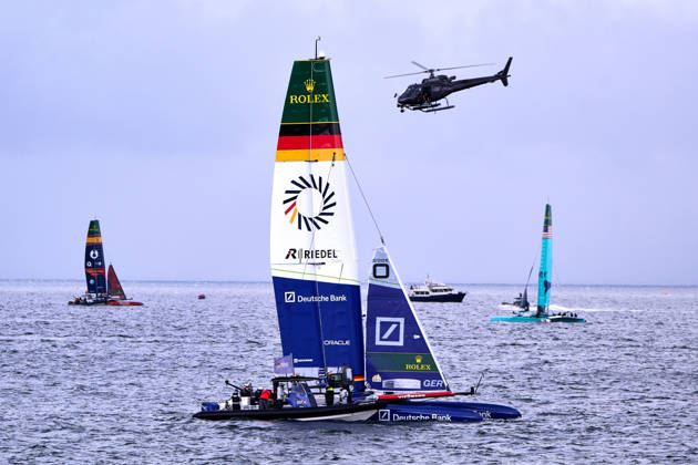 GER, Sail GP, Rockwool Germany Sail Grand Prix, Sassnitz, August 22–23, 2026, Germany, Saturday, August 23, 2026, Race Day 2, GERMANY BY DEUTSCHE BANK Sail GP Team Germany Driver Erik Kosegarten Heil, GER, Sail GP, Rockwool Germany Sail Grand Prix, Sassnitz, August 22–23, 2026, Germany, Saturday, August 23, 2026, Race Day 2, Copyright: xClaudiusxRauchx