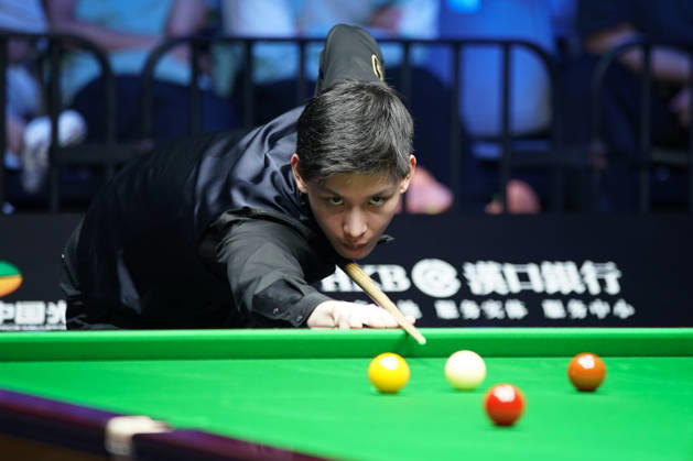 WUHAN, CHINA - AUGUST 23: Wang Xinbo of China competes during his match against Xiao Guodong at the 2026 Wuhan Open on August 23, 2026 in Wuhan, Hubei Province of China. Xiao Guodong defeated Wang Xinbo 5-0 in the round of 64.  Copyright: xTaixChengzhex 111661673578