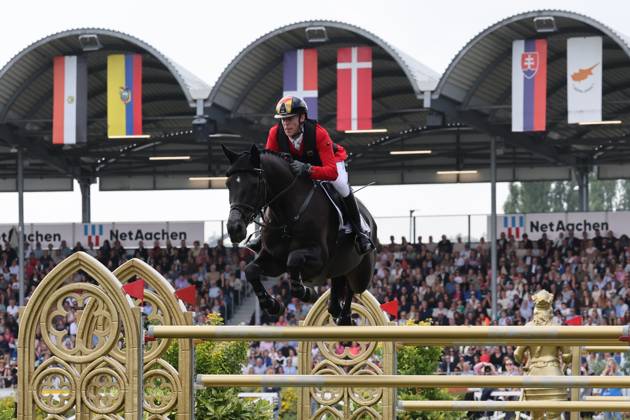 Marcus Ehning (GER), Germany, riding Coolio 42, FEI Jumping World Championship Third Competition Individual Final LONGINES Prize, Longines Prize, Course Walk, Jumping, AACHEN FEI World Championships 2026, World Equestrian Festival Final, 2026 World Equestrian Championships, Aachen 2026, Welcome Home 2026, Aachen Soers, August 11–23, 2026, Equestrian Sports, August 23, 2026, Aachen, Aachener Soers, Germany
