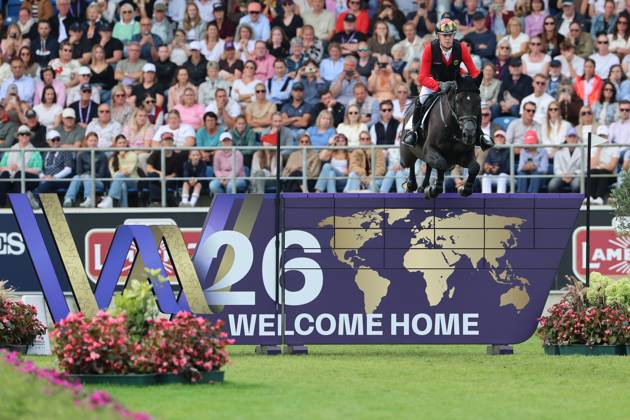Marcus Ehning (GER), Germany, riding Coolio 42 at the World Jumping Championships, World Wall Championships, World Obstacle Championships, Show Jumping, FEI Jumping World Championship, FEI Jumping World Championship, Individual Final, Longines Prize, Longines Award, Individual Final, Jumping, AACHEN FEI World Championships 2026, World Festival of Equestrian Sports, 2026 Equestrian World Championships, Aachen 2026, Welcome Home 2026, Aachen Soers, August 11–23, 2026, Equestrian Sports, August 23, 2026, Aachen Soers, Germany