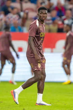 Lamine Camara seen during UEFA Conference League 2026 27 4th qualifying round 1st leg match between teams of Gornik Zabrze and AS Monaco (Kazimierz Koper Ball Raw Images) Zabrze Arena Zabrze Poland Copyright: xKazimierzxKoperx KAZ_GORvASM-023