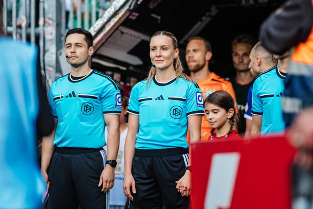 DFB Cup: Lüneburger SK vs. SV Werder Bremen, August 22, 2026; Fabienne Michel; Soccer; DFB Cup; First Round: Lüneburger SK vs. SV Werder Bremen on August 22, 2026, at Millerntor Stadium, Hamburg. DFB regulations prohibit any use of photographs as image sequences and or quasi-video. Copyright: xBEAUTIFULxSPORTS Tonhäuserx