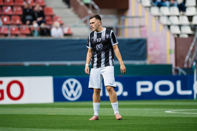 DFB Cup: Lüneburger SK vs. SV Werder Bremen, August 22, 2026; Malte Meyer, Lüneburger SK; Hansa, 17, warming up; soccer; DFB Cup; First Round: Lüneburger SK vs. SV Werder Bremen on August 22, 2026, at Millerntor Stadium, Hamburg. DFB regulations prohibit any use of photographs as image sequences and or quasi-video. Copyright: xBEAUTIFULxSPORTS Tonhäuserx