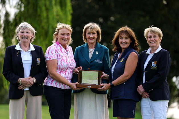 REPRO FREE *PRESS RELEASE NO REPRODUCTION FEE* EDITORIAL USE ONLY Australian Spoons All-Ireland Final, Longford Golf Club, Longford 24 8 2026 (L to R) County Longford Golf Club Lady Captain Dolores Kane and First Place Winner Carmel Quinn with Golf Ireland President Fiona Delargy, First Place Winner Audrey O™Hagan and County Longford Golf Club Lady President Pauline Corry Dolores Kane and Carmel Quinn with Fiona Delargy, Audrey O™Hagan and Pauline Corry 24 8 2026  Copyright: xx BB3_8797