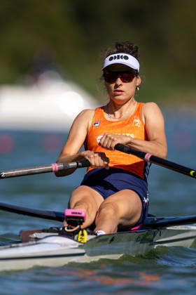 RECORD DATE NOT STATED 24th August 2026; Bosbaan, Amsterdam, Holland, Netherlands; 2026 World Rowing Championships, Day One; Heat Race; Netherlands Lightweight Womens Single Sculls (LW1x) with Femke van de Vliet AnthonyxBenoit