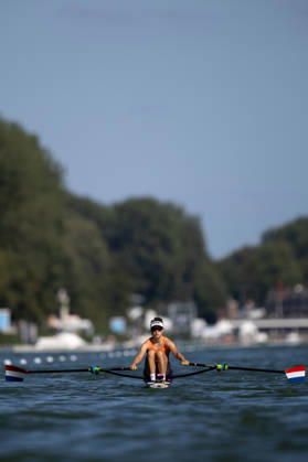 RECORD DATE NOT STATED 24th August 2026; Bosbaan, Amsterdam, Holland, Netherlands; 2026 World Rowing Championships, Day One; Heat Race; Netherlands Lightweight Womens Single Sculls (LW1x) with Femke van de Vliet AnthonyxBenoit