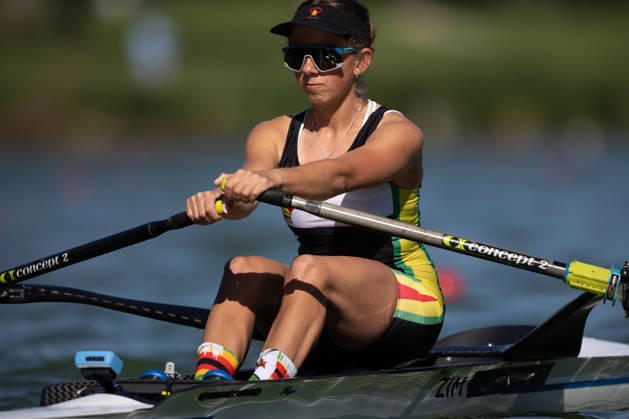 RECORD DATE NOT STATED 24th August 2026; Bosbaan, Amsterdam, Holland, Netherlands; 2026 World Rowing Championships, Day One; Heat Race; Zimbabwe Lightweight Womens Single Sculls (LW1x) with Done Erasmus AnthonyxBenoit
