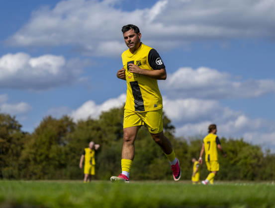 Football, Swabian South District League, FC Bad Wörishofen v FC Thalhofen, featuring Kevin Volland